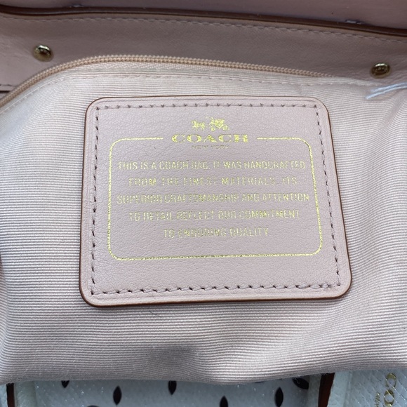 Coach white glitter satchel/crossbody - Picture 3 of 6